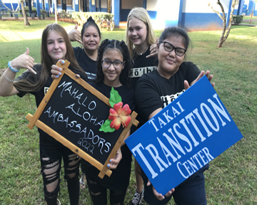 Transition Center helpers